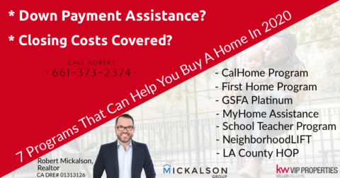 Down Payment Assistance Programs in Los Angeles County and Santa Clarita