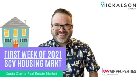 First Week in 2021 for Santa Clarita Housing Market - Update